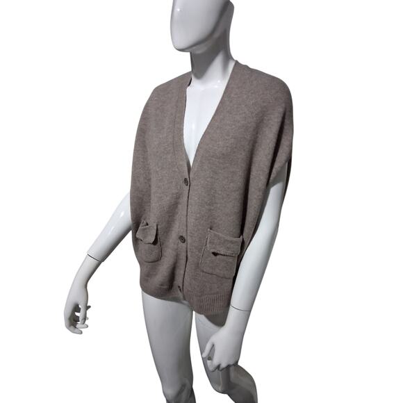 G Studio Korean Womens size 66 Medium Wool Cashmere Quiet Luxury Casual Sweater - Picture 4 of 11